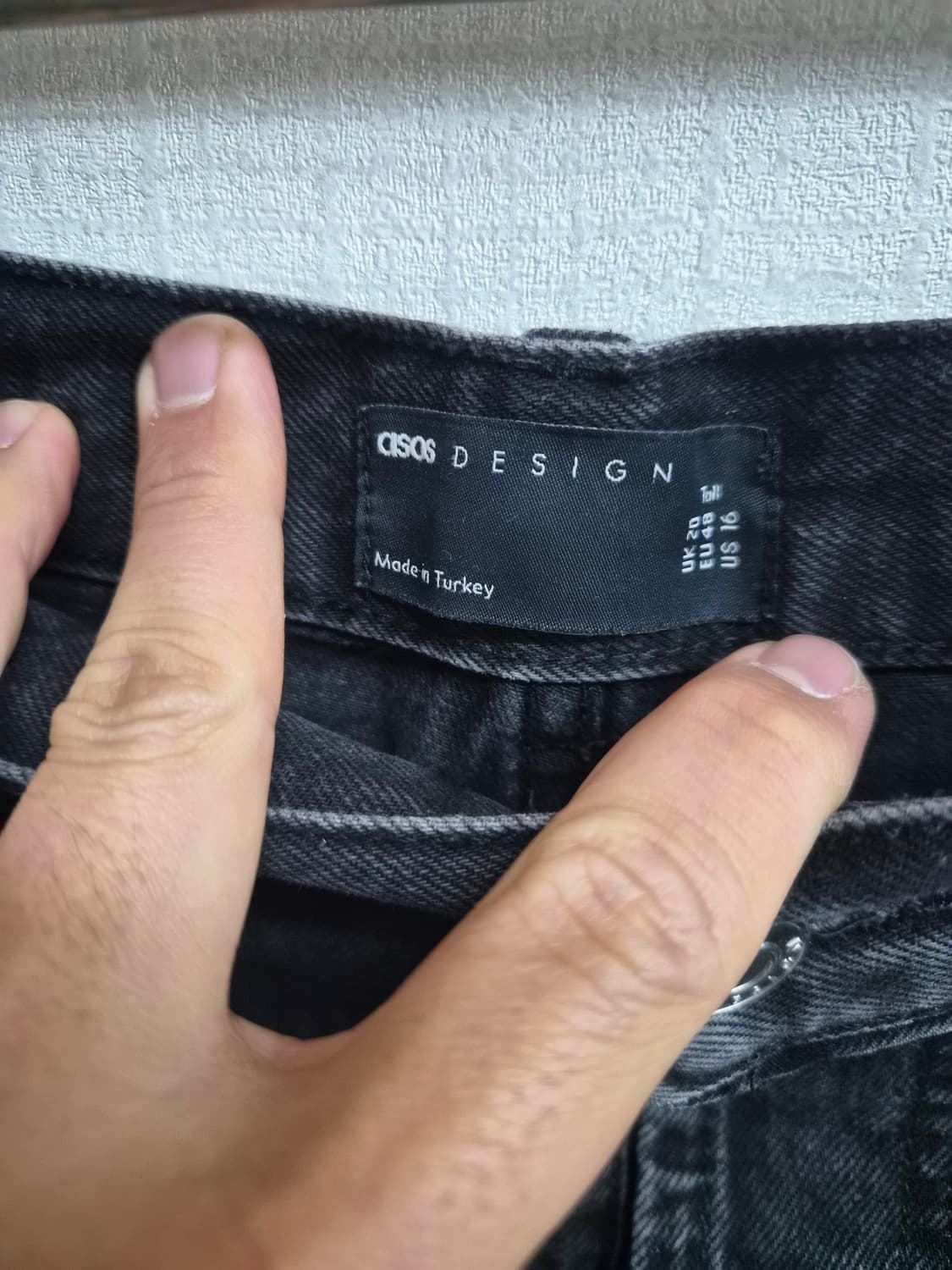 US16) asos 데님 반바지 팝니다 상품이미지3