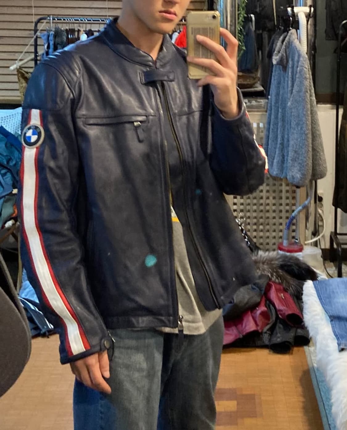 BMW 모토라드 레이싱 레더자켓 상품이미지3