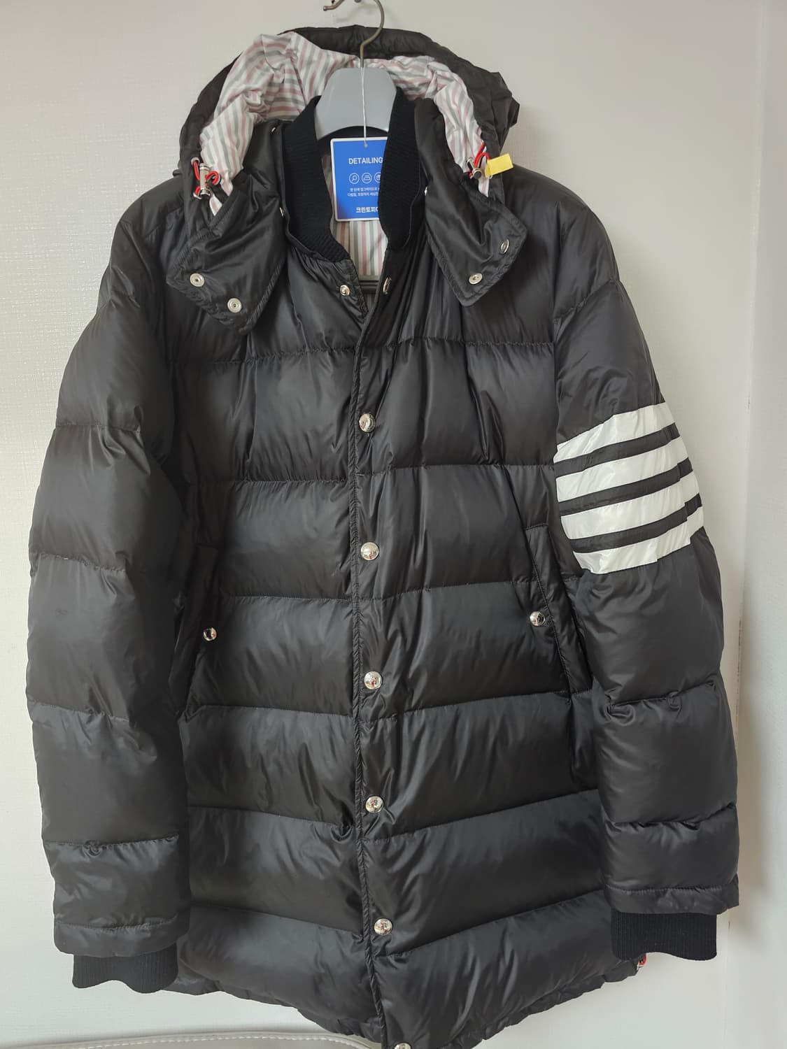 톰브라운 사선완장 후드 롱패딩(3/100~105/정품) 상품이미지2