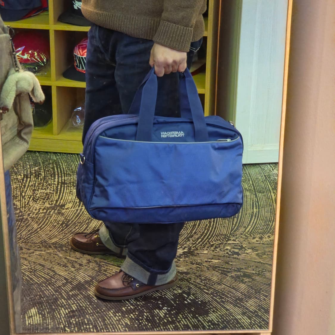 아메리칸 투어리스터 블루 보스턴백 상품이미지2