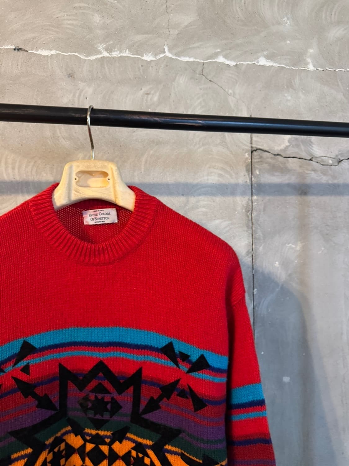 베네통 나바호 램스울 니트 100~105 상품이미지4