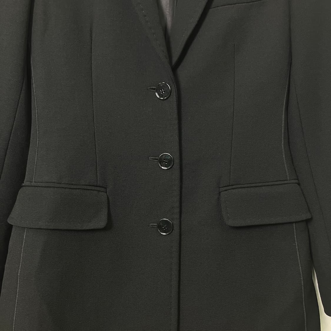 돌체앤가바나 블랙 테일러드 롱코트 36 상품이미지5