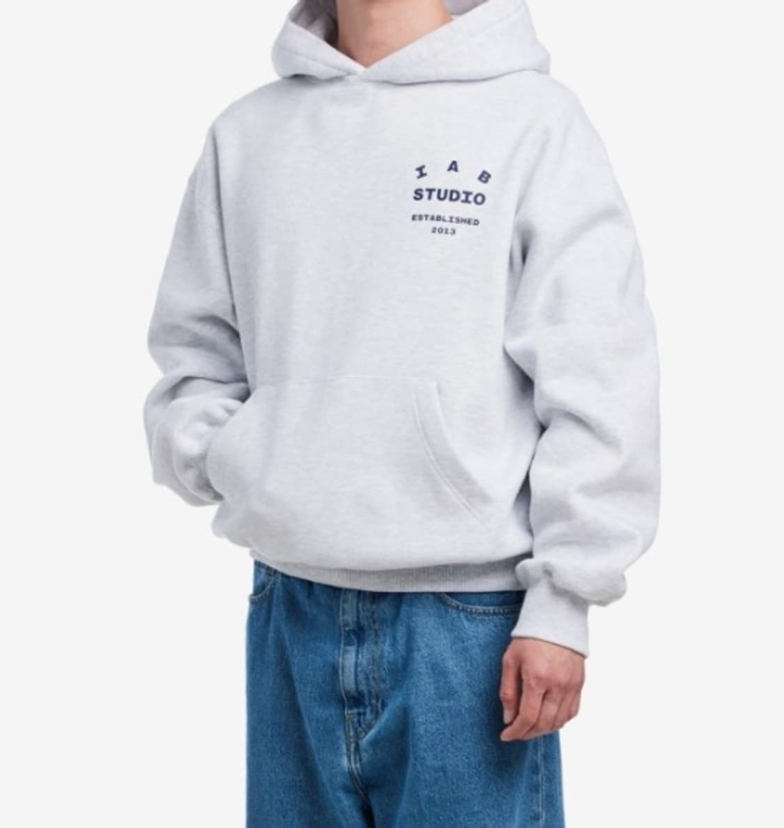 (새상품) IAB STUDIO 아이앱 스튜디오 25 후드 라이트 그레이  상품이미지3