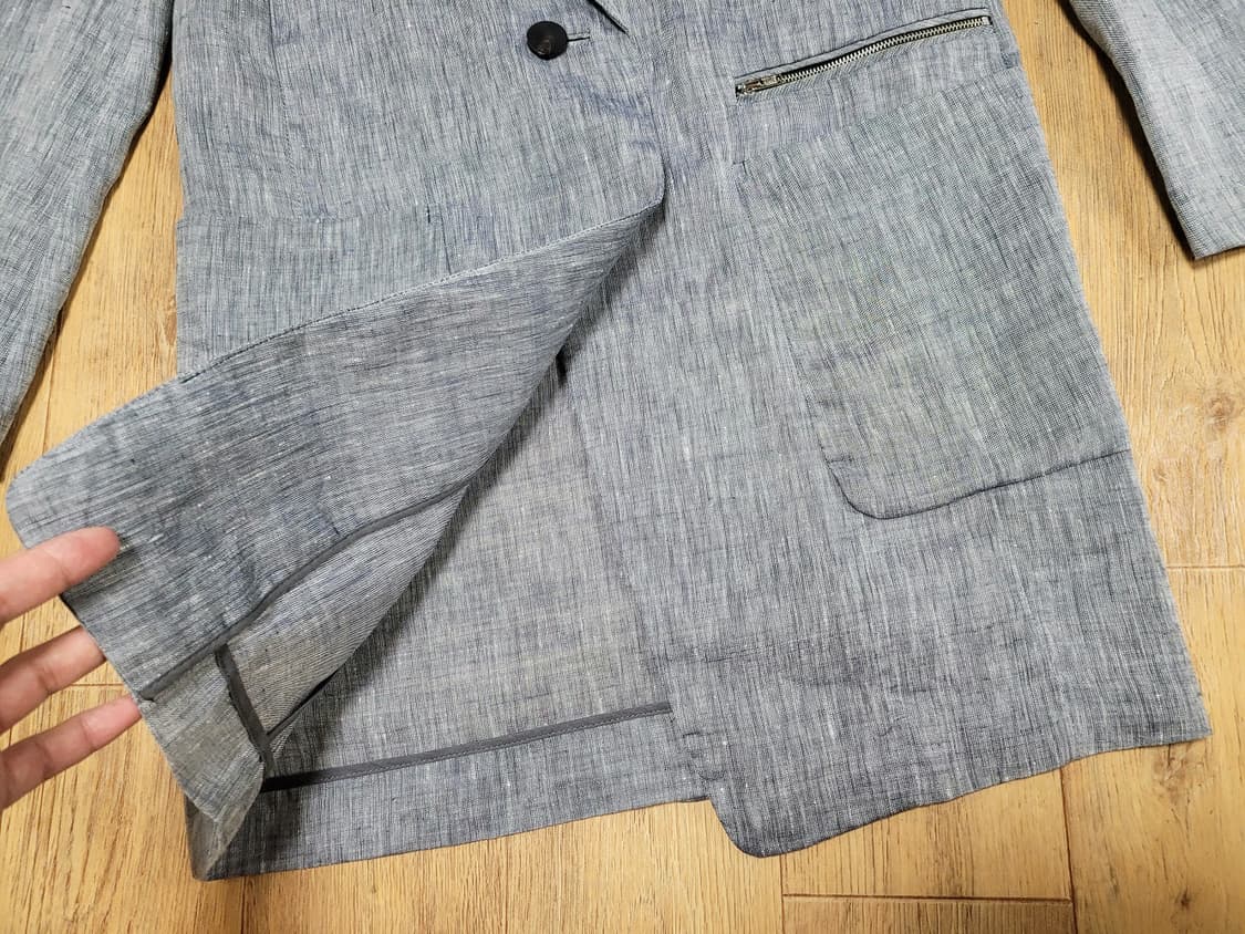 마쥬(maje) 지퍼디테일 린넨자켓 55 상품이미지7