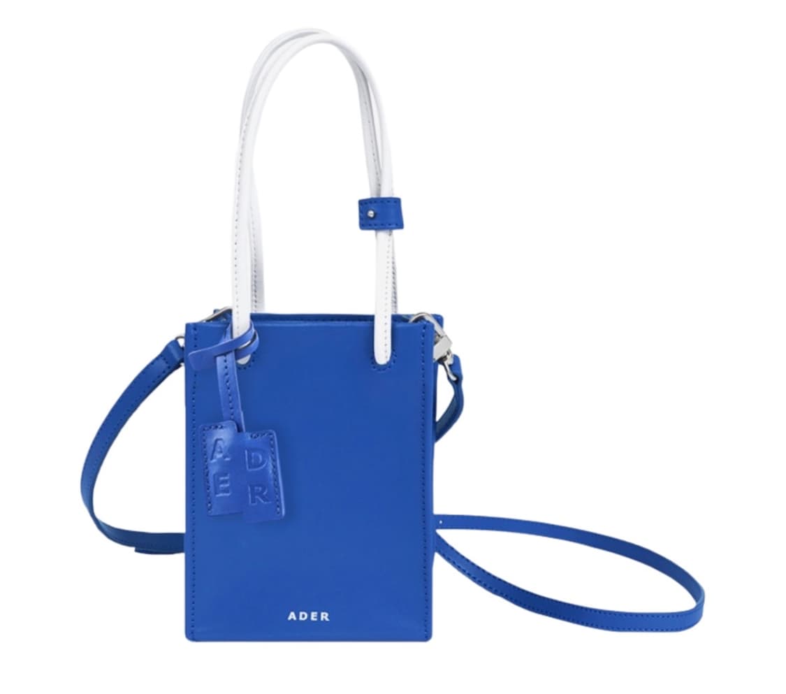 [아더에러] 스몰 쇼퍼백 블루 상품이미지1