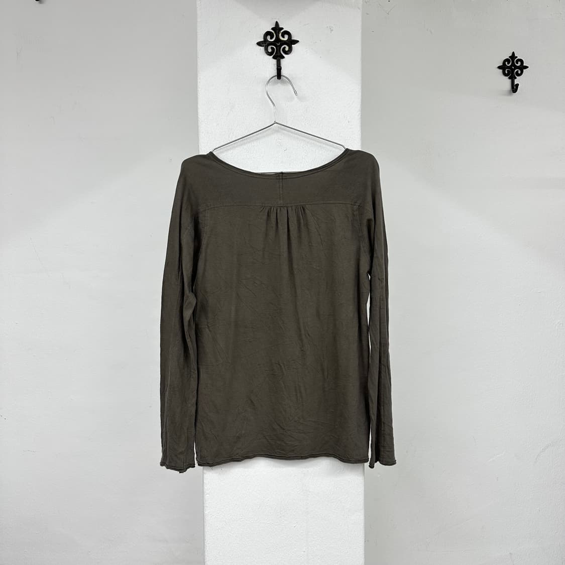 tribal printing shirring sleeve 상품이미지4