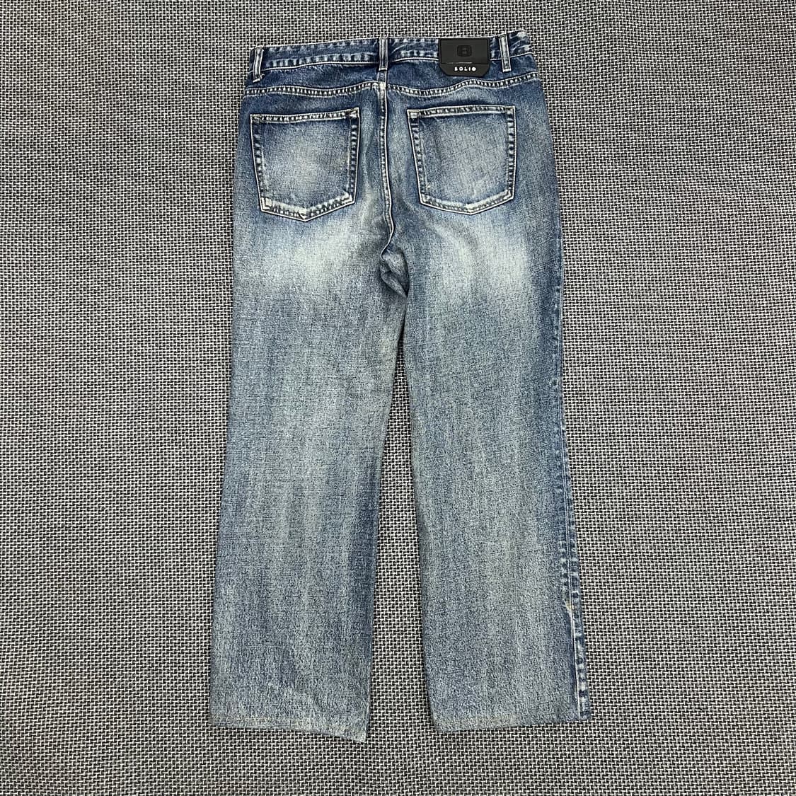 솔리드옴므 22S/S 롱 스트레이트 데님팬츠 상품이미지6