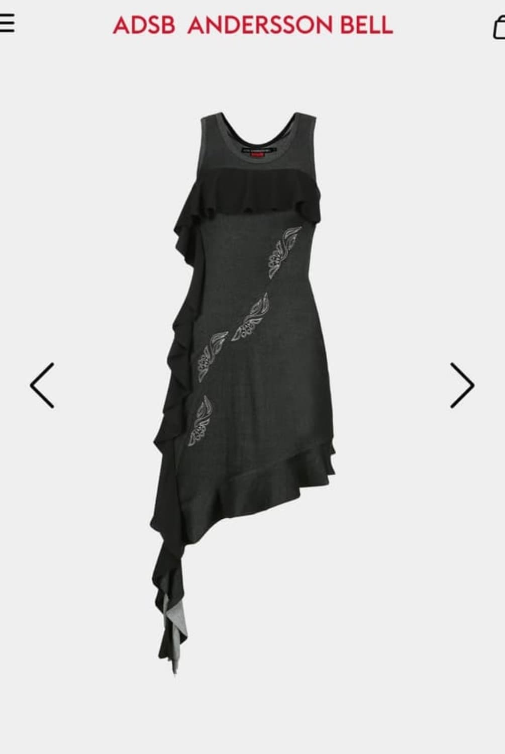 앤더슨벨  FLOW RUFFLE DRESS 원피스 상품이미지2