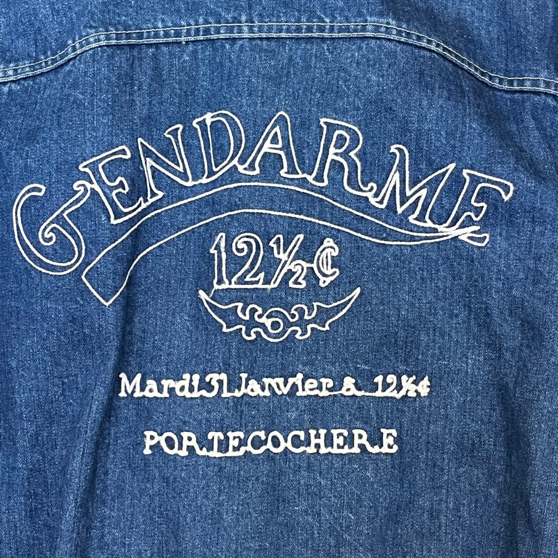 미국 빈티지 프렌치 스타일 디테일 ANECDOTE 데님 자켓 청자켓 상품이미지8