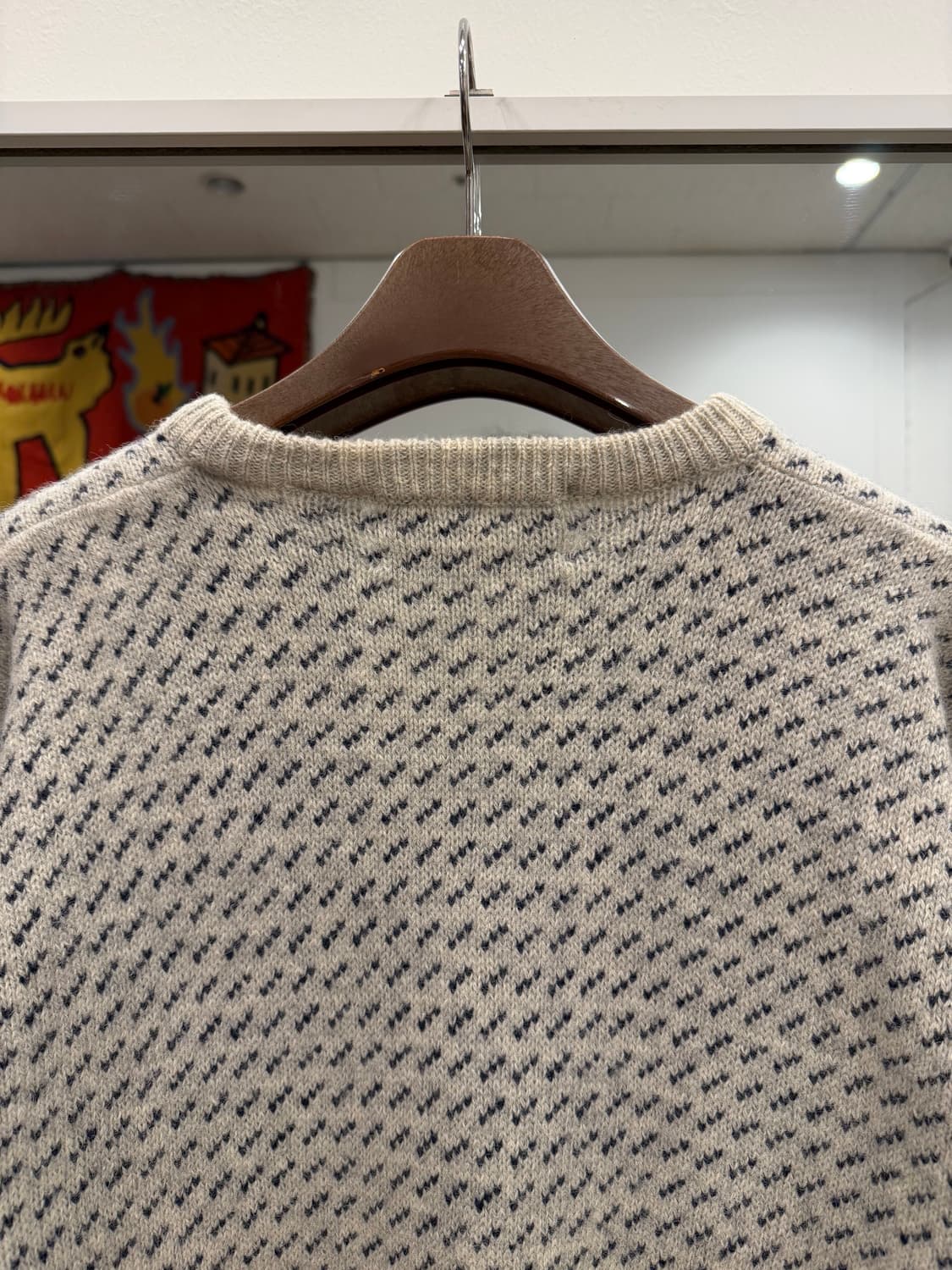 Manopoly 빈티지 패턴 울 니트 상품이미지5