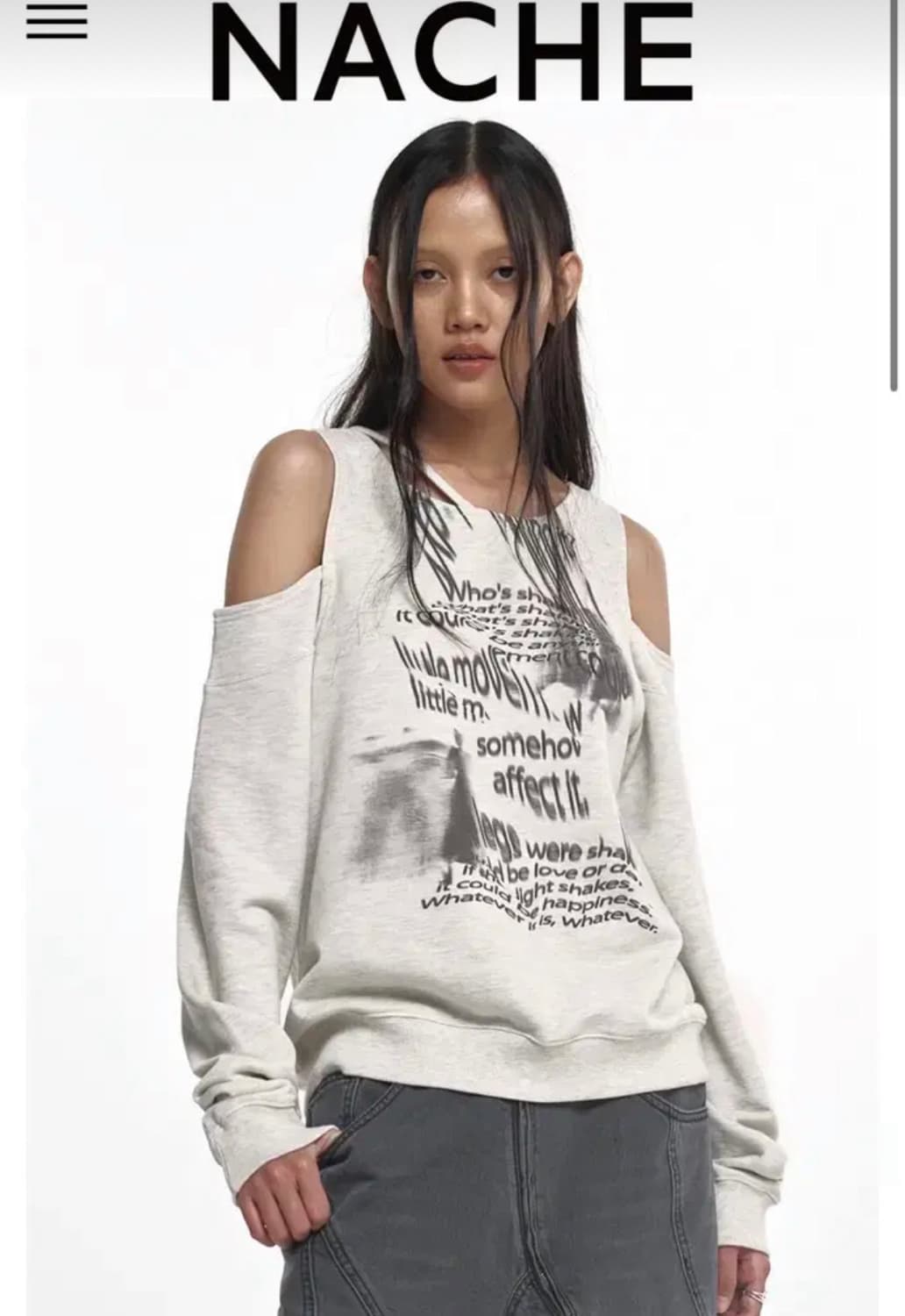 나체 bare sweat shirt [oatmeal] 상품이미지1