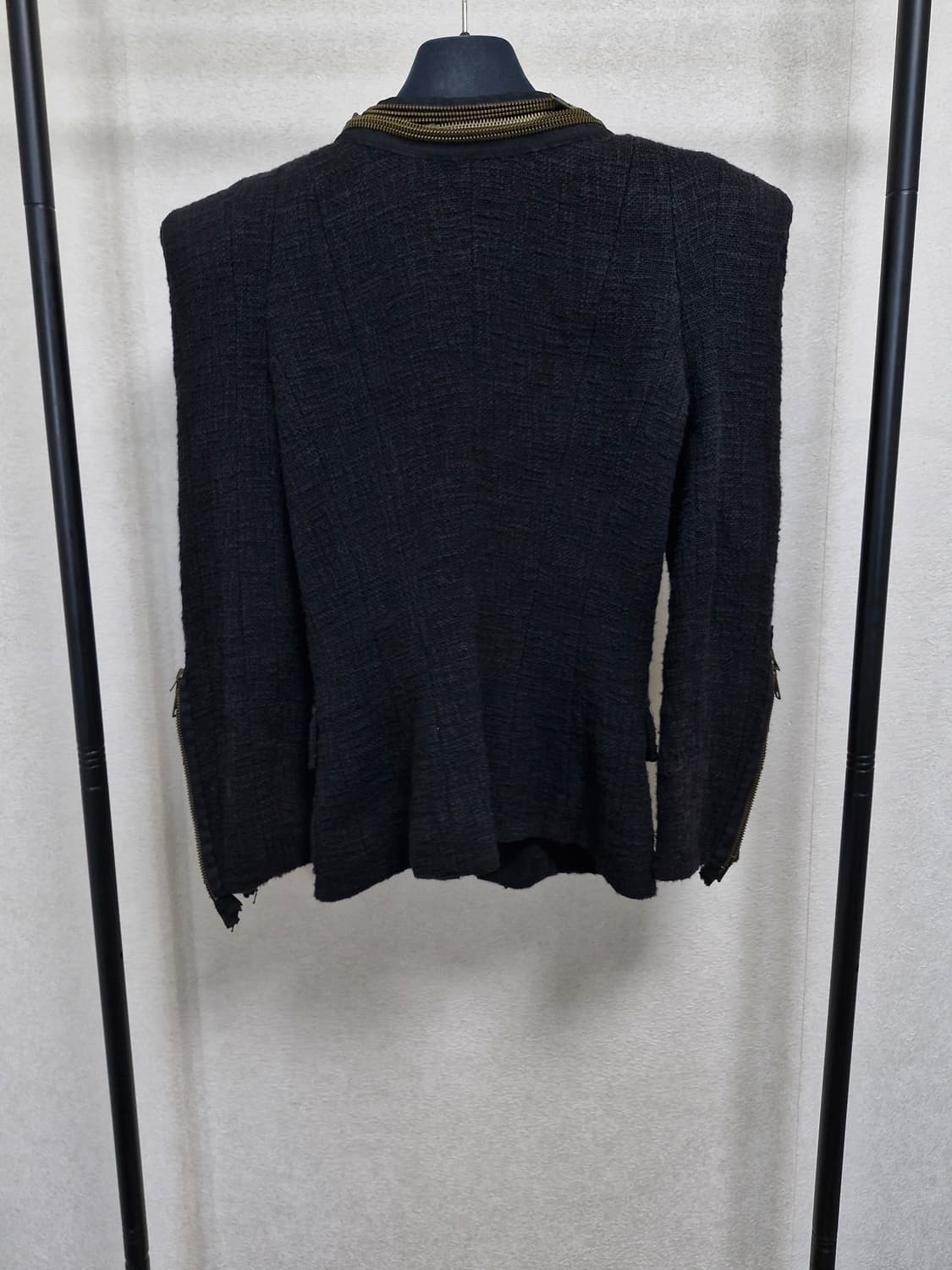 [34] 발망 SS10 멀티 지퍼 트위드 자켓 상품이미지2