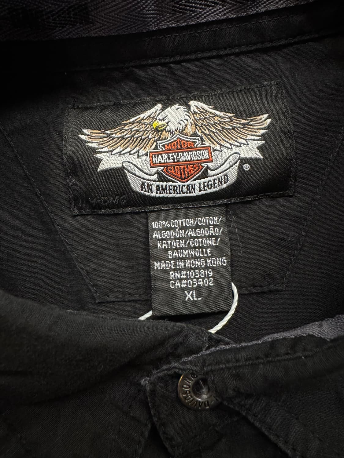 할리데이비슨 이글 플레임 워크셔츠 상품이미지4