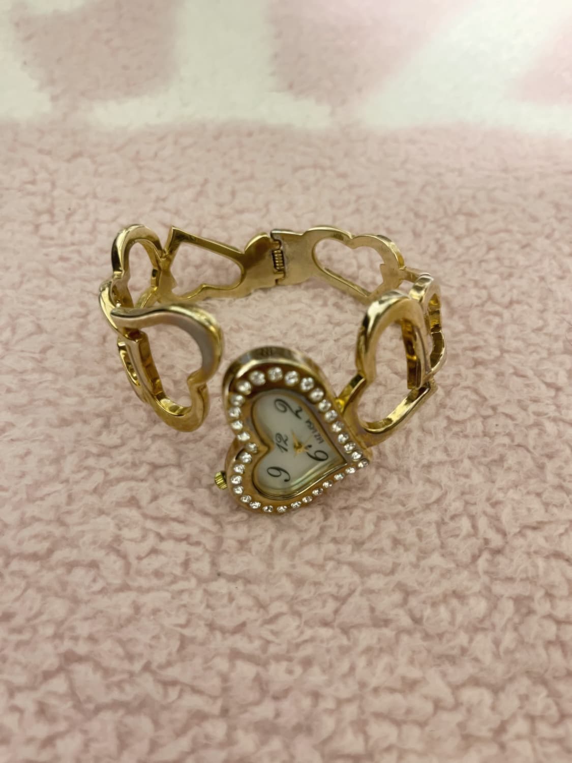 리즈리사 히메갸루 오네갸루 하트 큐빅 시계 뱅글 팔찌 상품이미지2