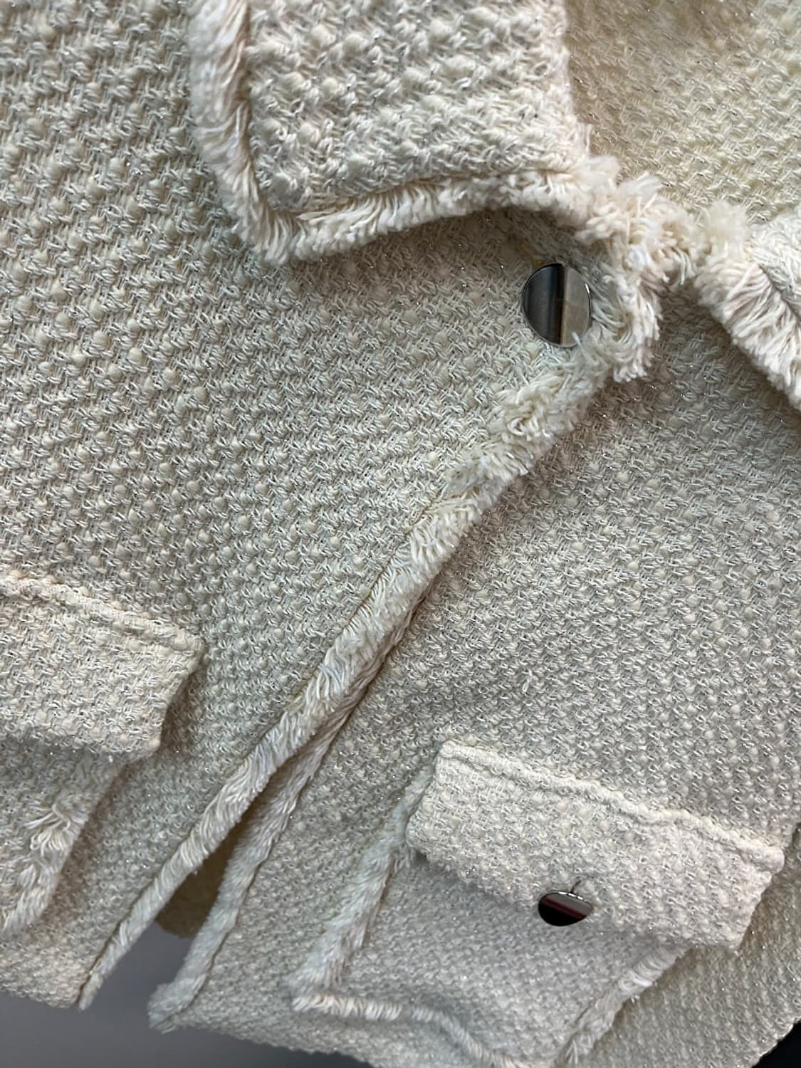 여) 텐시오네 인 이태리 트위드 자켓  상품이미지4