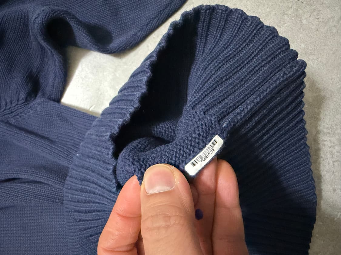 90s 랄프로렌 폴로 네이비컬러  빈티지 코튼 니트 100size   상품이미지6