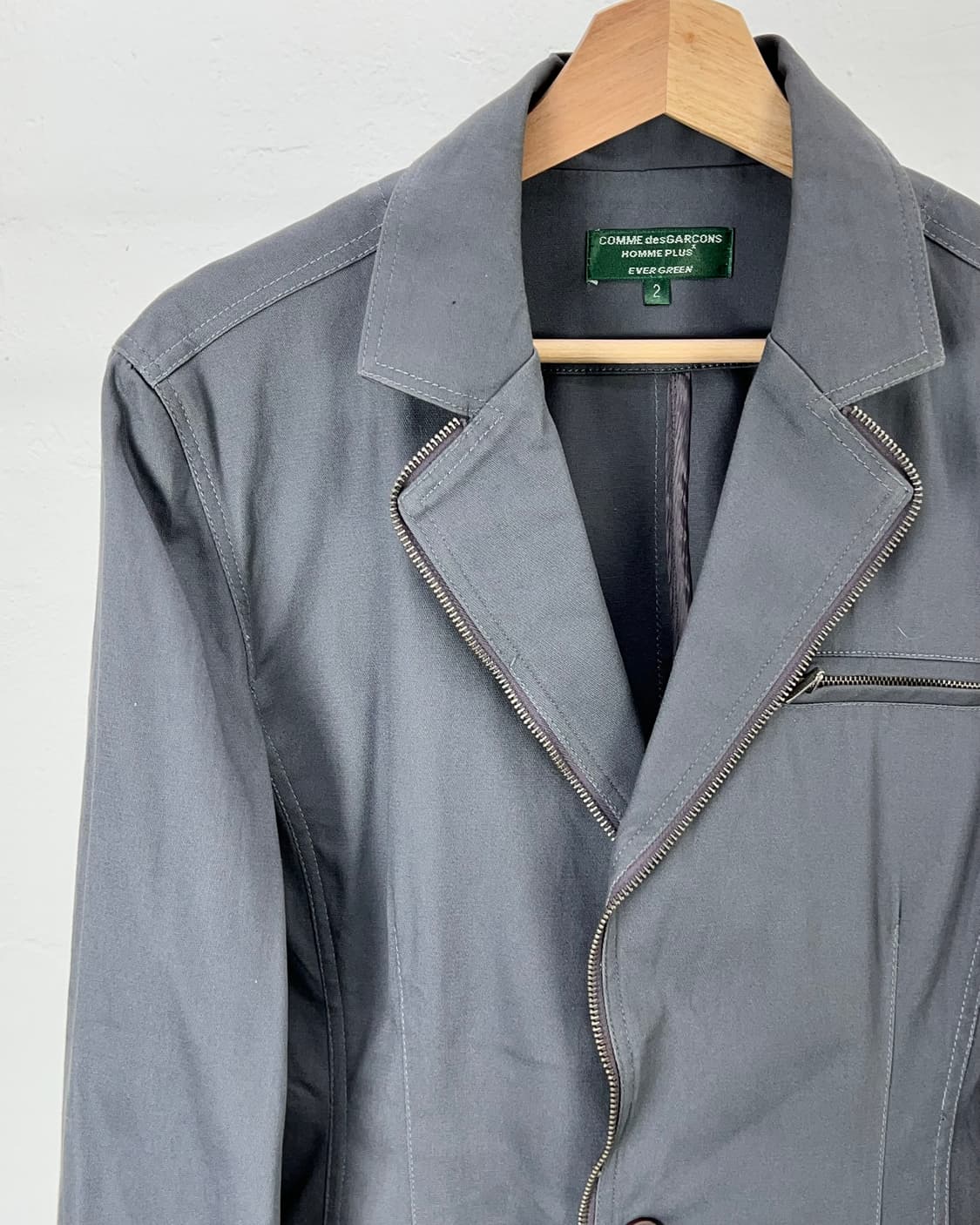 꼼데가르송 옴므 플러스 s13915 플랩 레일 1b 블레이저 자켓 상품이미지2