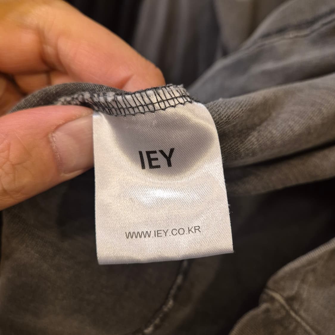 L 피그먼트워싱 오버핏 롱슬리브  상품이미지4