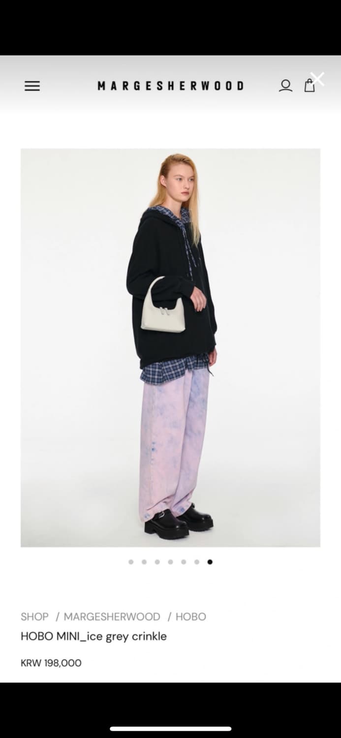 마지셔우드 호보백 미니 아이스그레이 상품이미지2