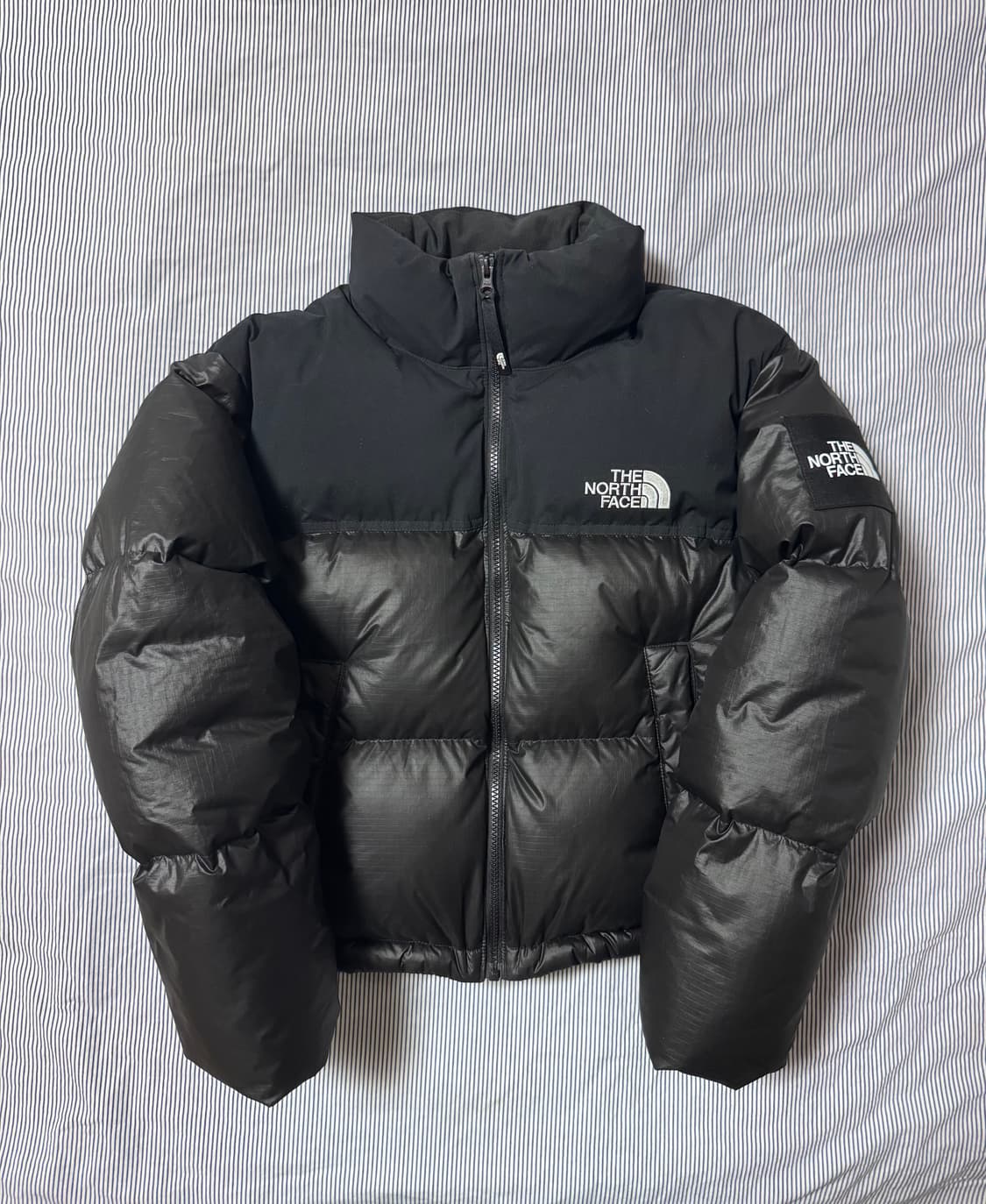 W 노스페이스 화이트 라벨 노벨티 눕시 다운 자켓 블랙 M 상품이미지3