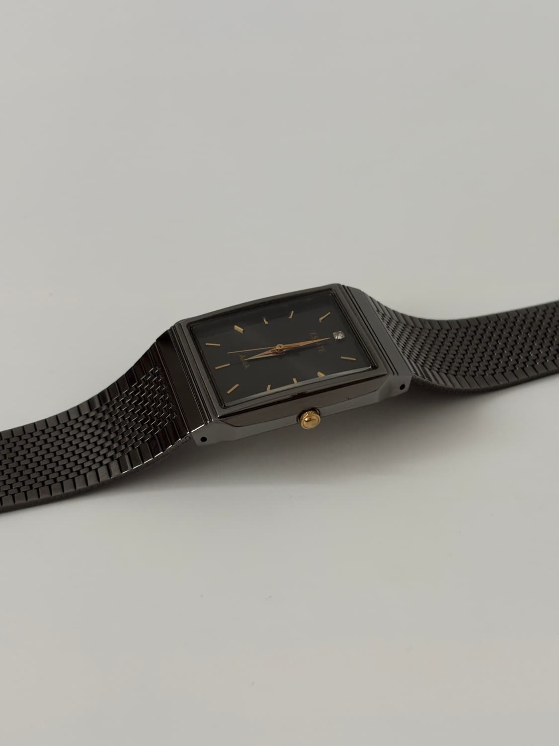 ALBA - 1990s Estate black Square Quartz 상품이미지5