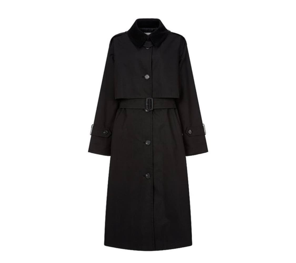 (새상품) 스튜디오톰보이 22fw 코듀로이 카라넥 맥시 벨티드 코트 상품이미지2