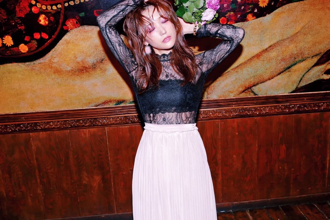 아이보리 펄플리츠 쉬폰팬츠 상품이미지3