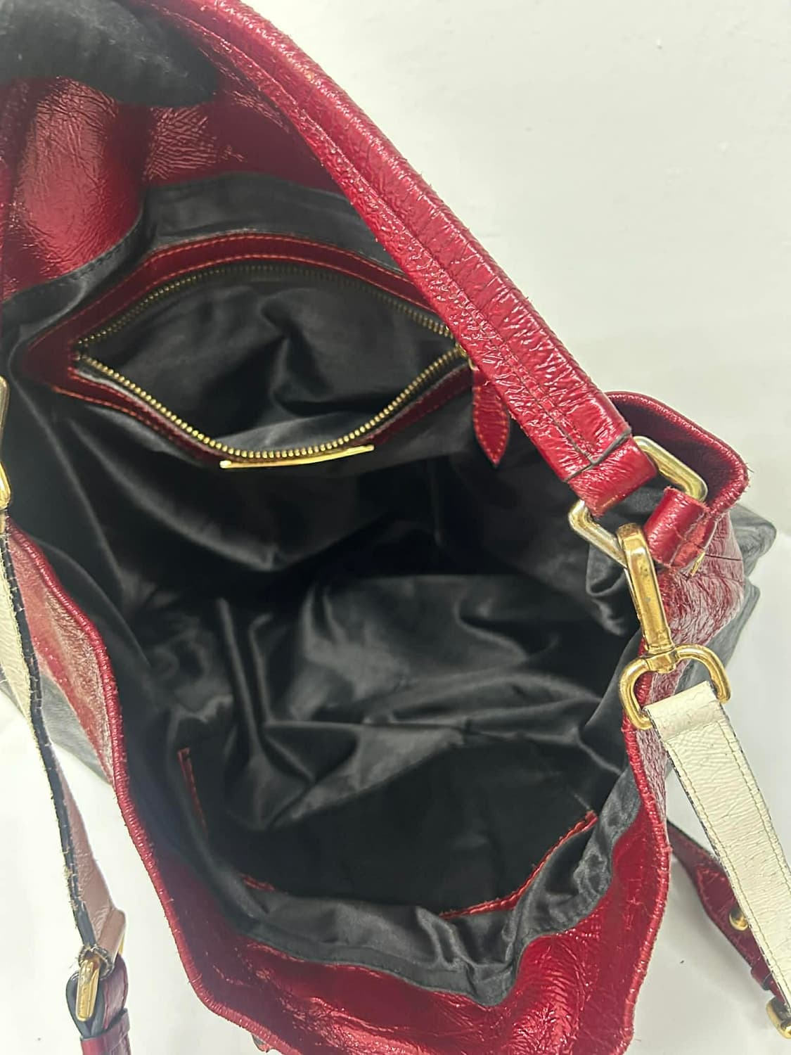 마크제이콥스 빈티지 컬러블록 쇼퍼백 숄더 토트백 상품이미지6