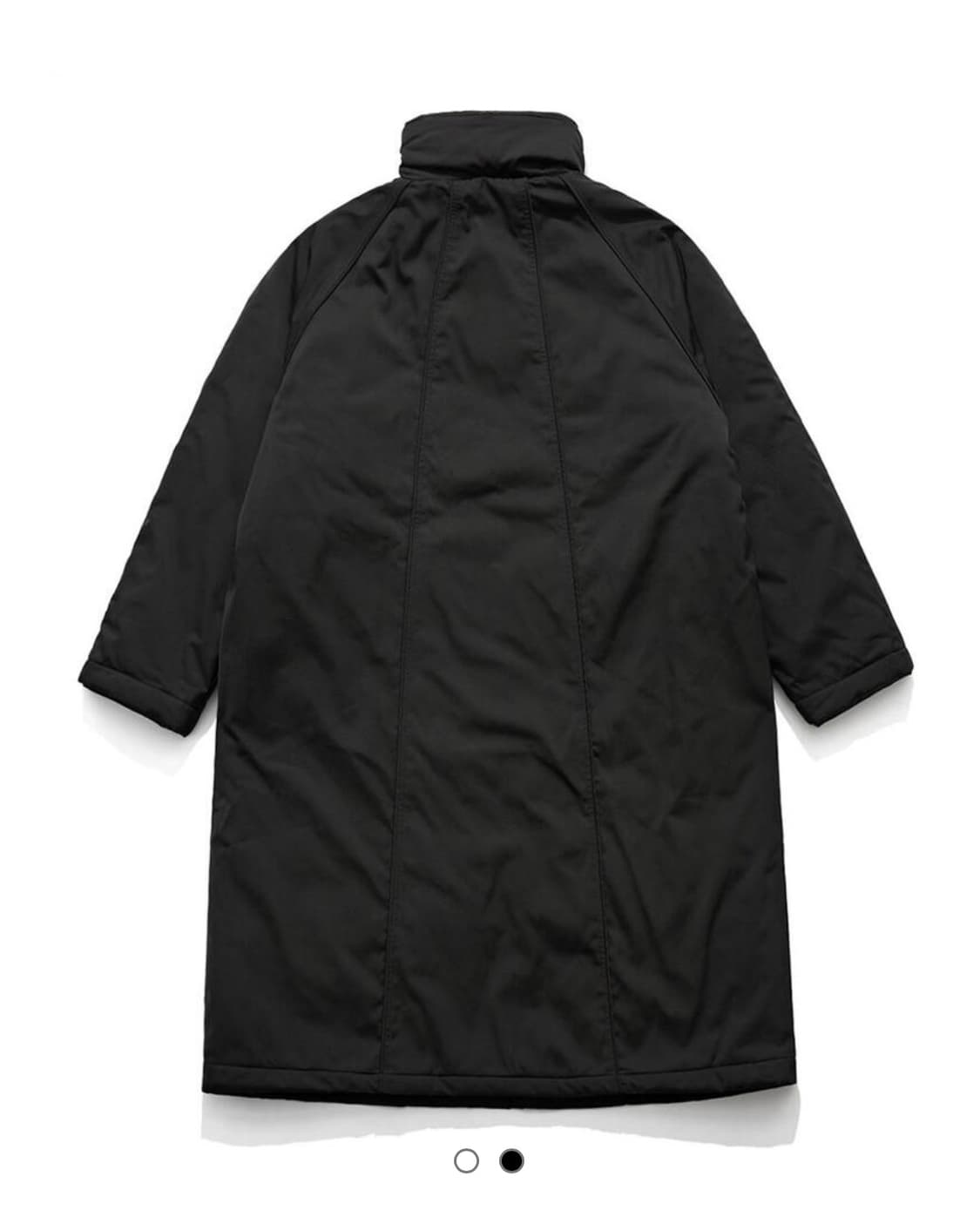 새상품(L)언어펙티드 파라슈트 코트 블랙 상품이미지7
