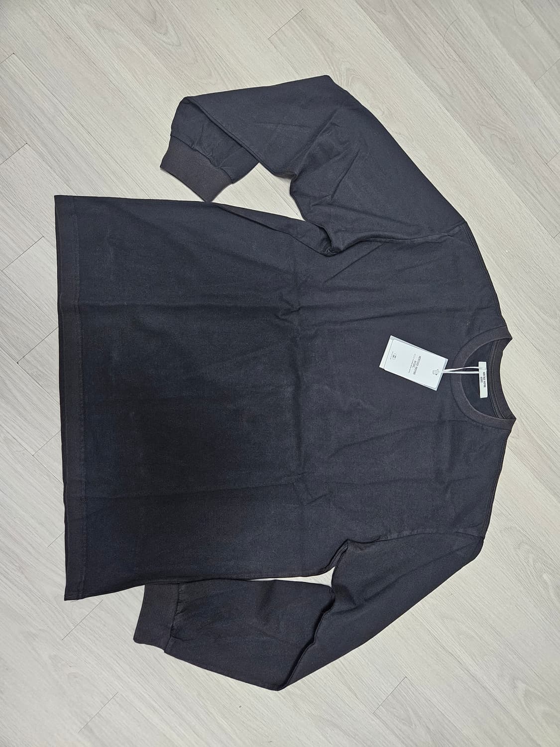 새상품) 유니온블루 롱슬리브 페이디드 블랙 상품이미지2