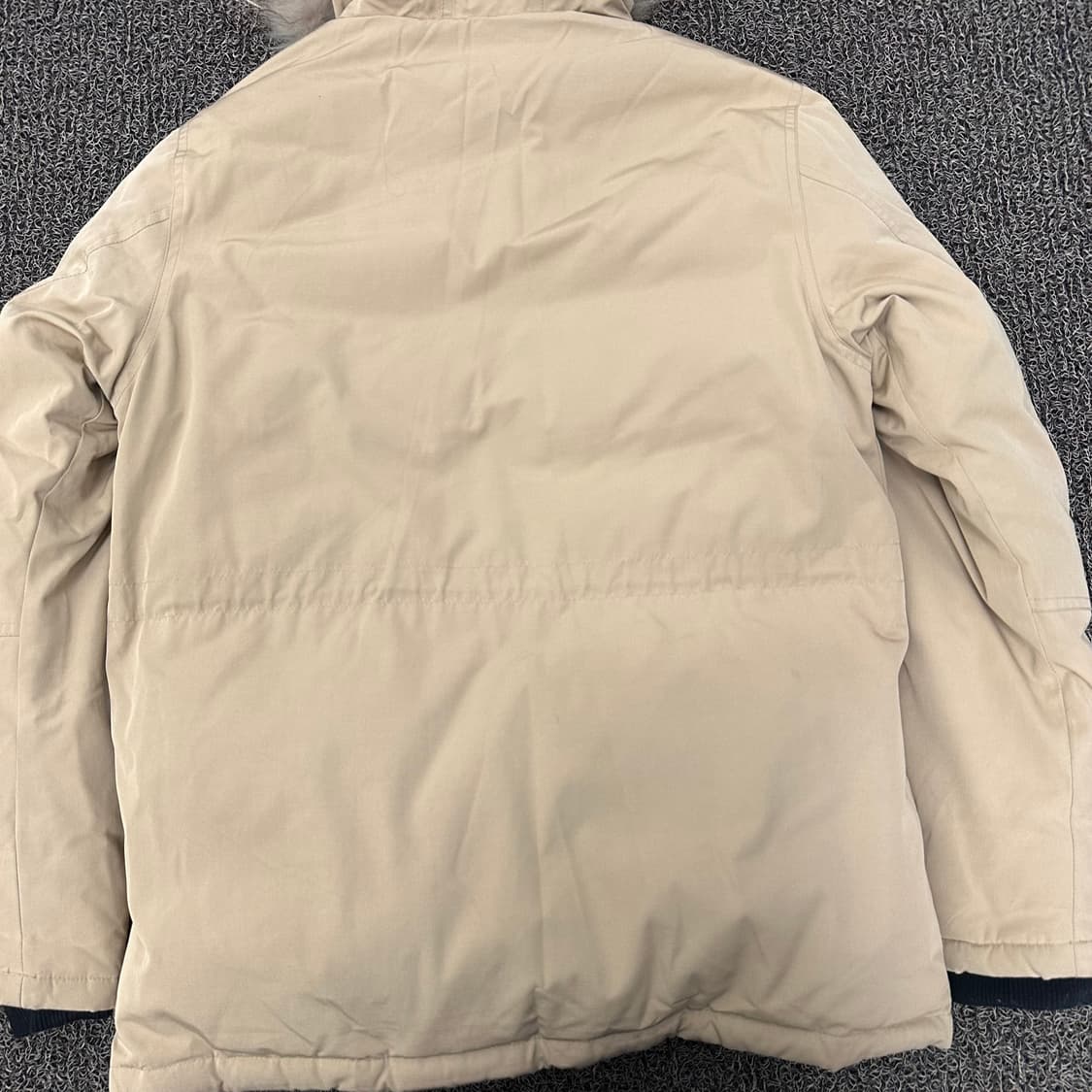 커버낫 라쿤털 덕다운 롱패딩 베이지 M 상품이미지6