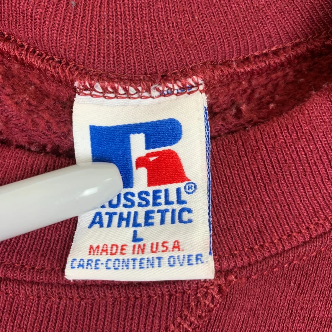 90s 러셀 애슬레틱 빈티지 레드 맨투맨 상품이미지4