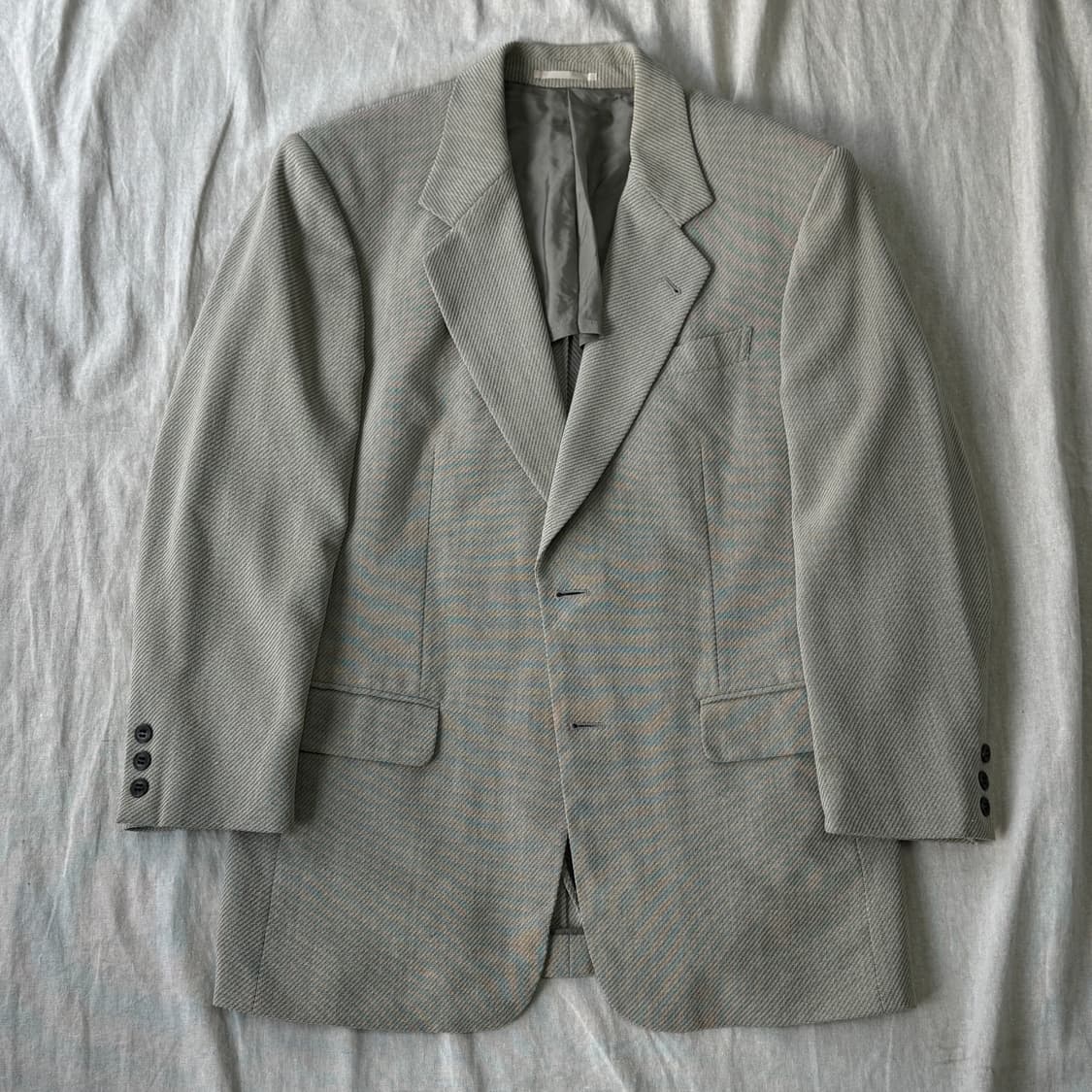 랑방 90s 재팬 빈티지 트윌 블레이저 자켓 95~100 상품이미지1