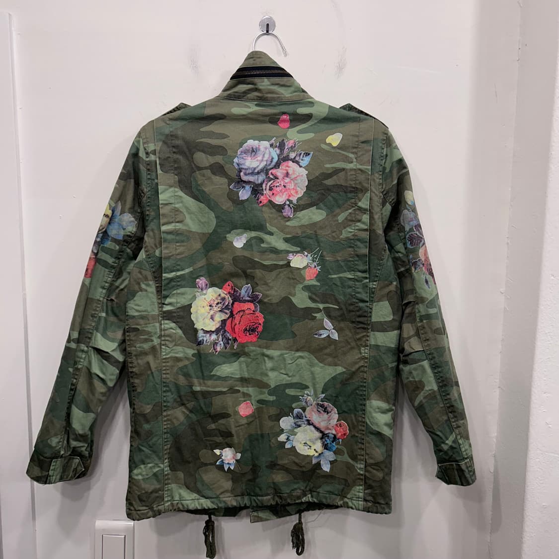 SKYEYE 플라워 나염 밀리터리 누빔 야상 상품이미지5