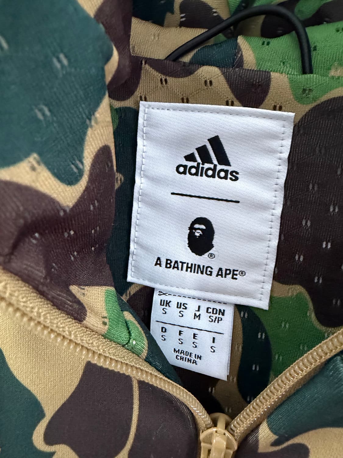 베이프 베이프샤크 베이프자켓 베이프아디다스 베이프후드집업 베이프샤크후드 상품이미지5