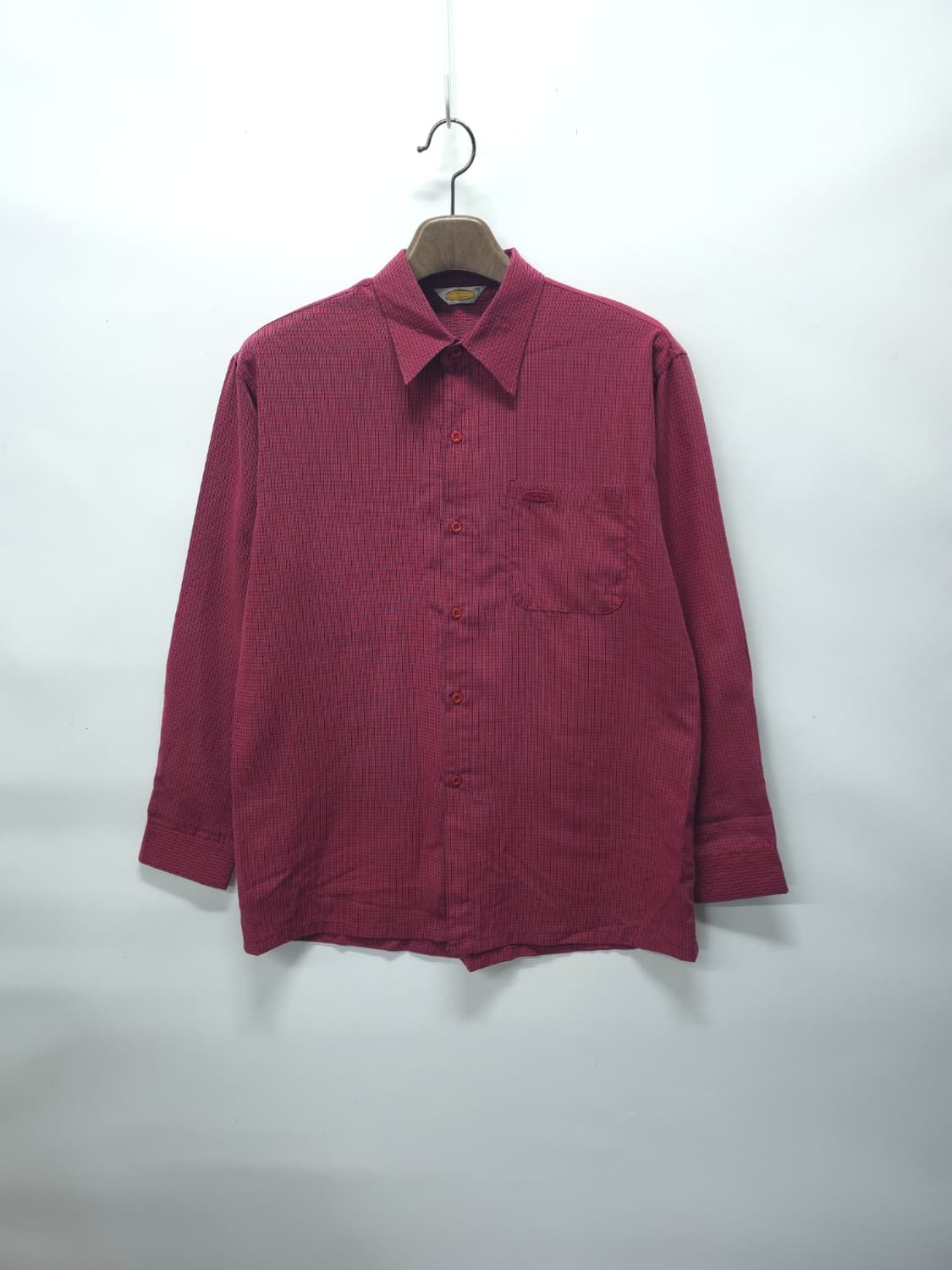 인터메조 레드 잔체크 셔츠 (남성 100) 상품이미지1