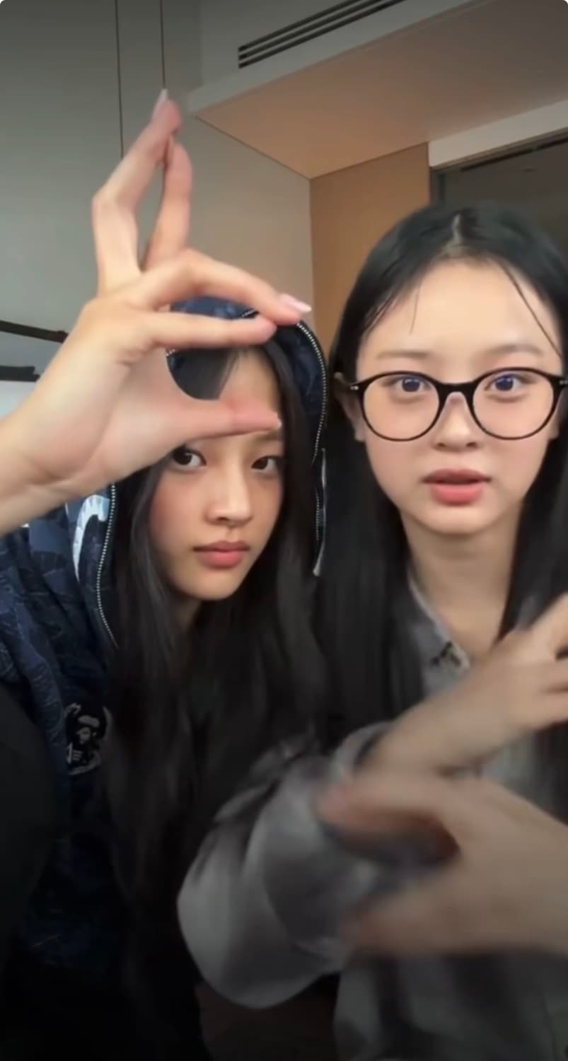 카린 LOV R_C1 뉴진스 하니 안경 새상품 상품이미지5