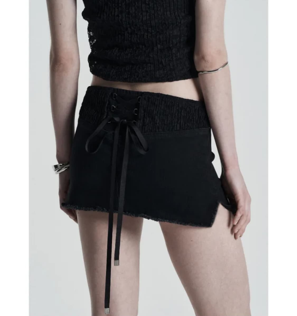 새상품) 오도어 letto raw skirts 2size 상품이미지1