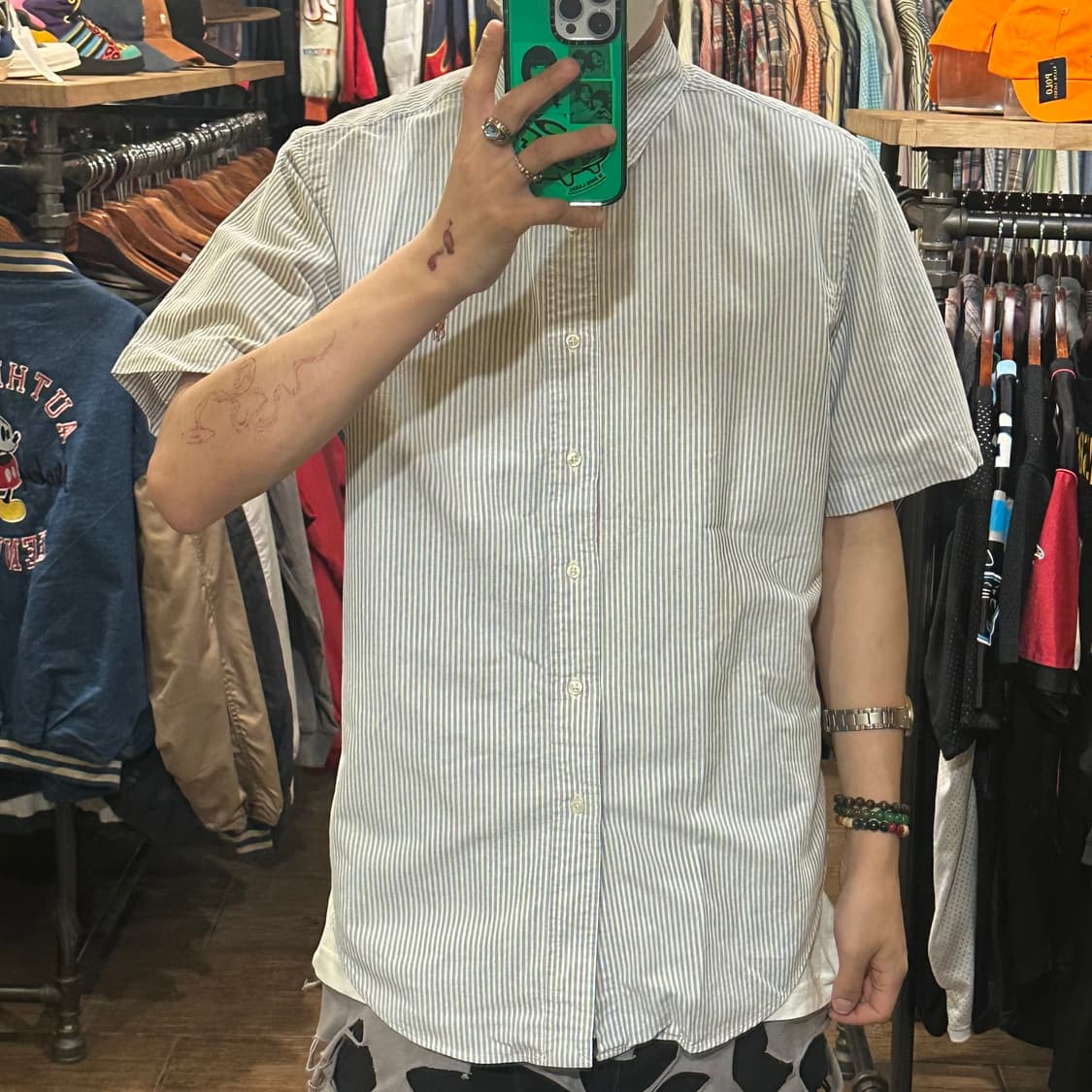 [HI] 폴로 랄프로렌 클래식 반팔 셔츠 스카이블루 상품이미지2