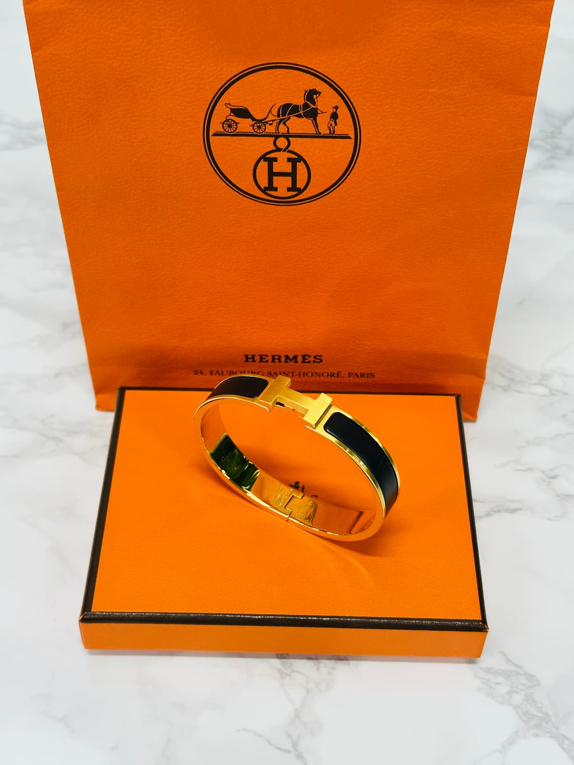 [정품] 에르메스 클릭아슈 T5 금장 누아메트 상품이미지1