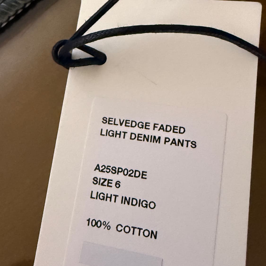 오라리 셀비지 페이디드 라이트데님 25ss 6 상품이미지2