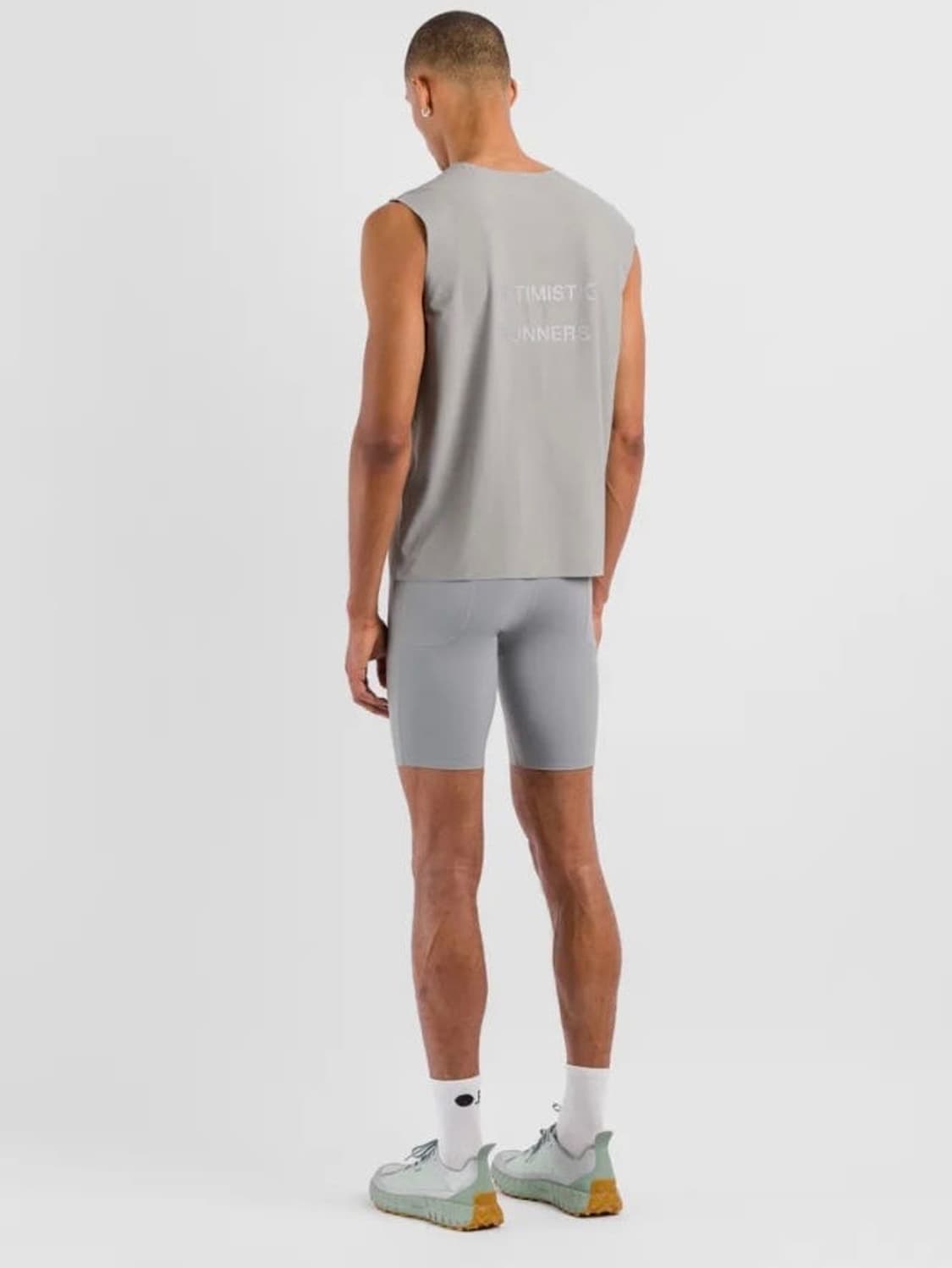 (새제품) 옵티미스틱 러너스 탱크탑 싱글렛 L 그레이 그래파이트 상품이미지5