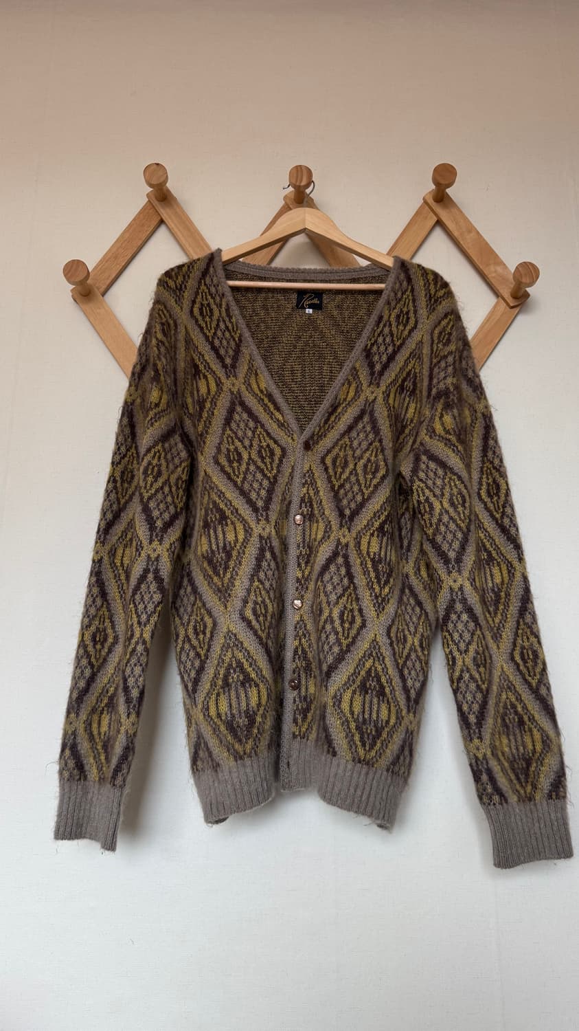 니들스 지오메트릭 모헤어 가디건 L needles cardigan 상품이미지2