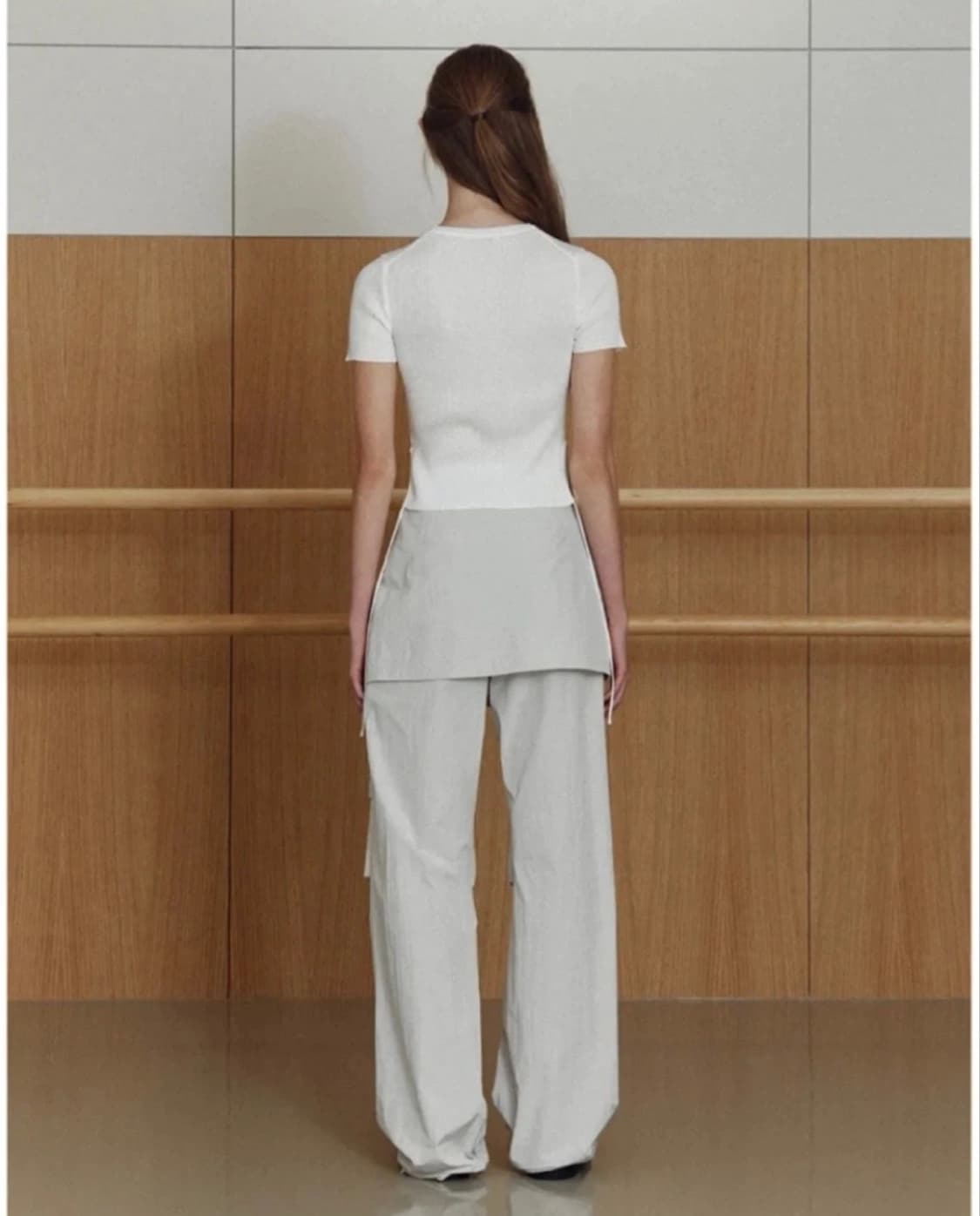 르 le 스커트 레이어드 팬츠 m 상품이미지3