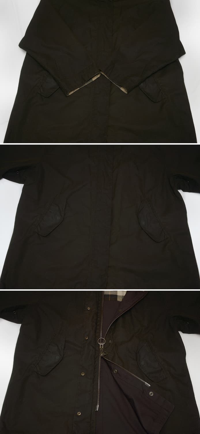 바버 토렌트 피쉬테일 후드 야상 왁스 자켓 (UK12 / EU38) 상품이미지6