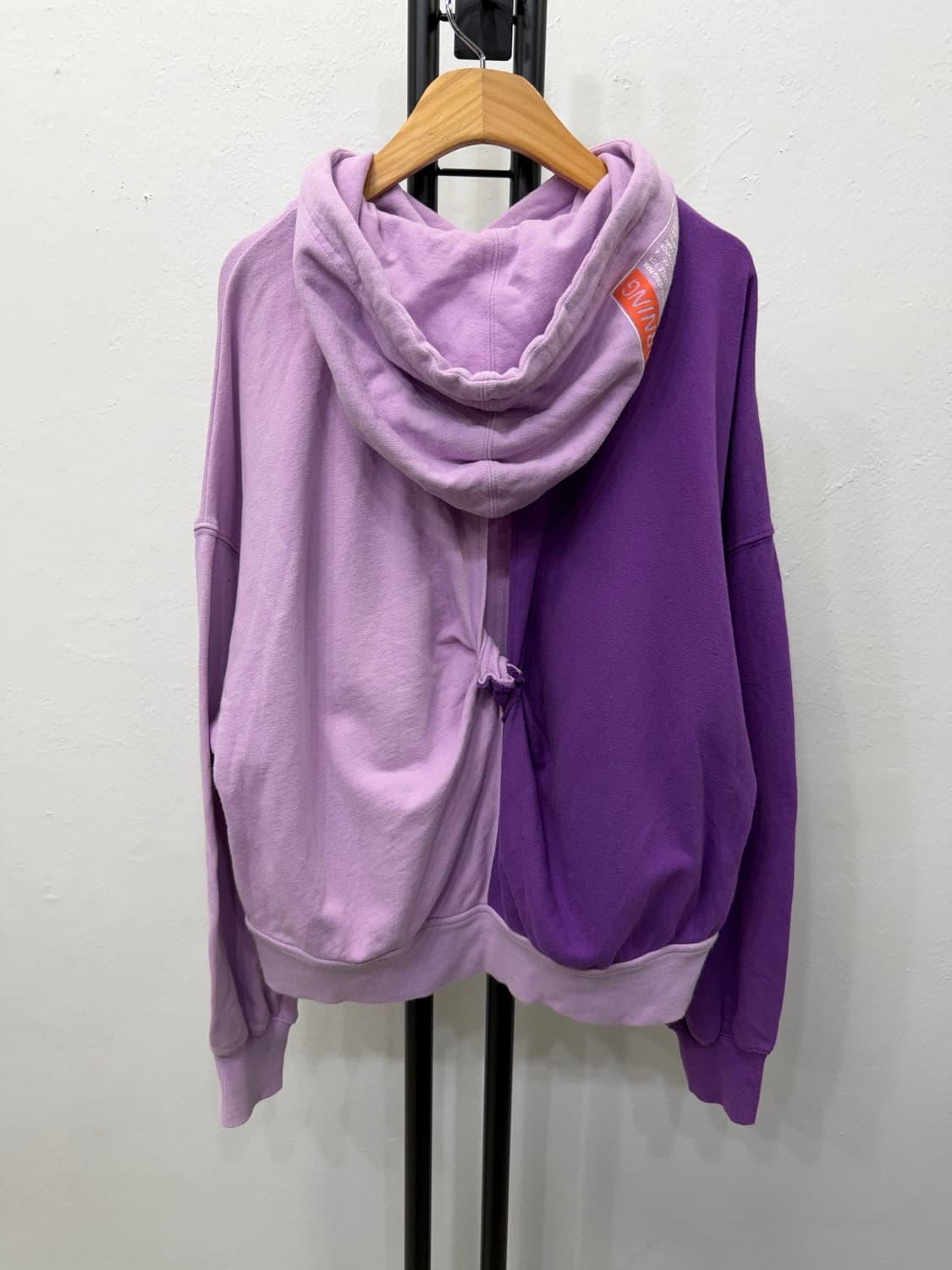 정품) SJYP 한섬 24 프린팅 오버핏 후드티 XS 상품이미지4