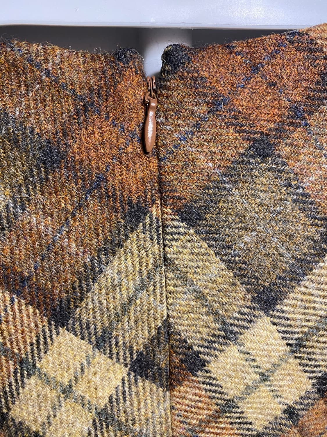 BCBG 체크모직 원피스S 상품이미지7