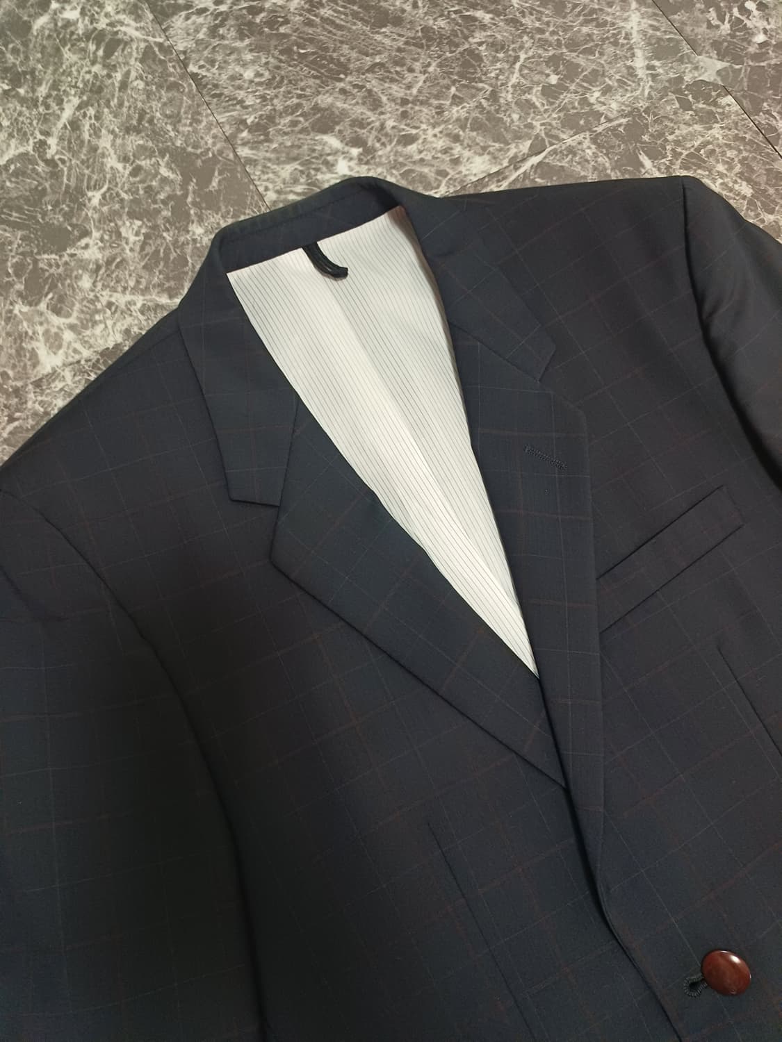 커스텀멜로우(customellow) 체크 자켓 M 상품이미지4