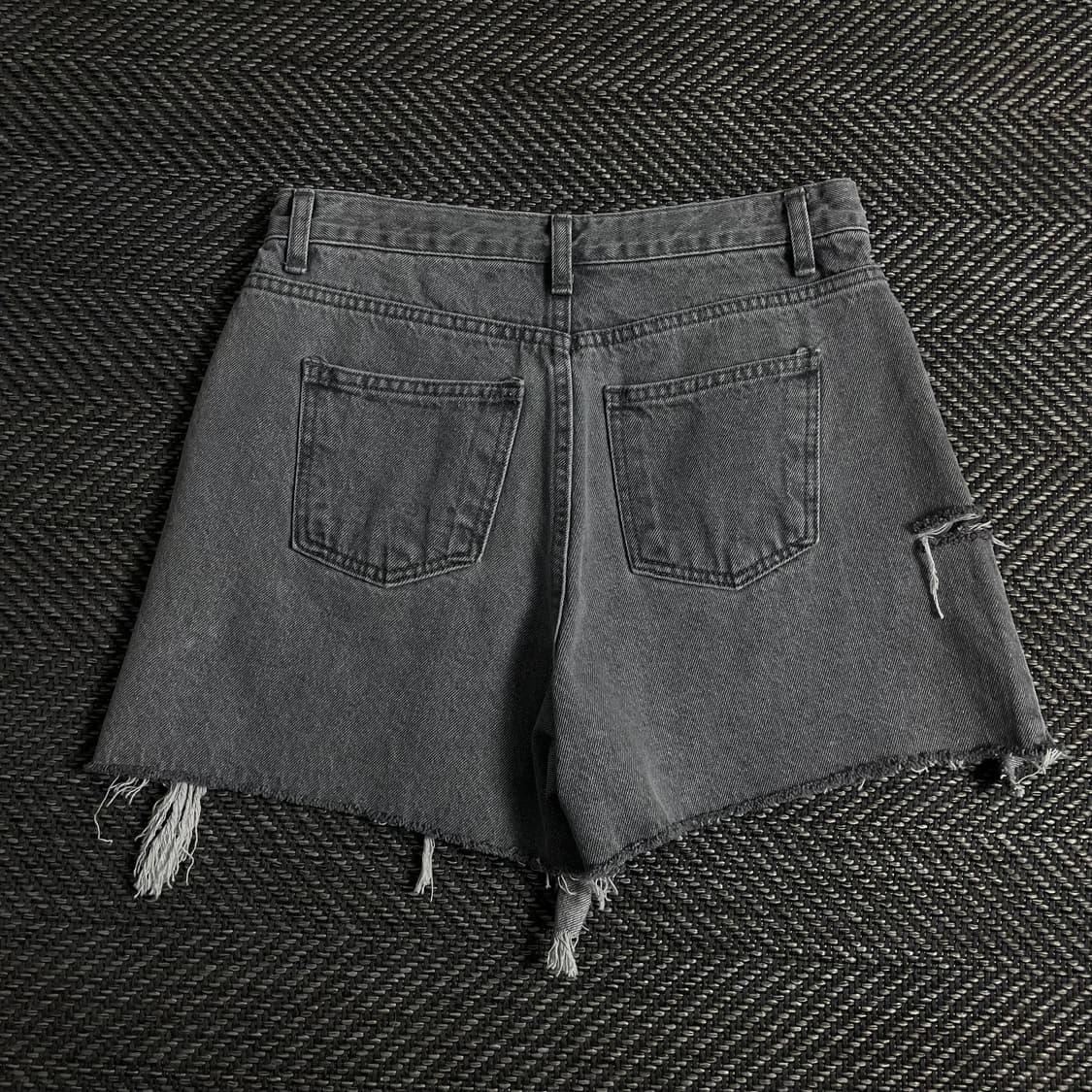 빈티지 우먼스 커팅 데님 숏 팬츠o 3325 상품이미지3