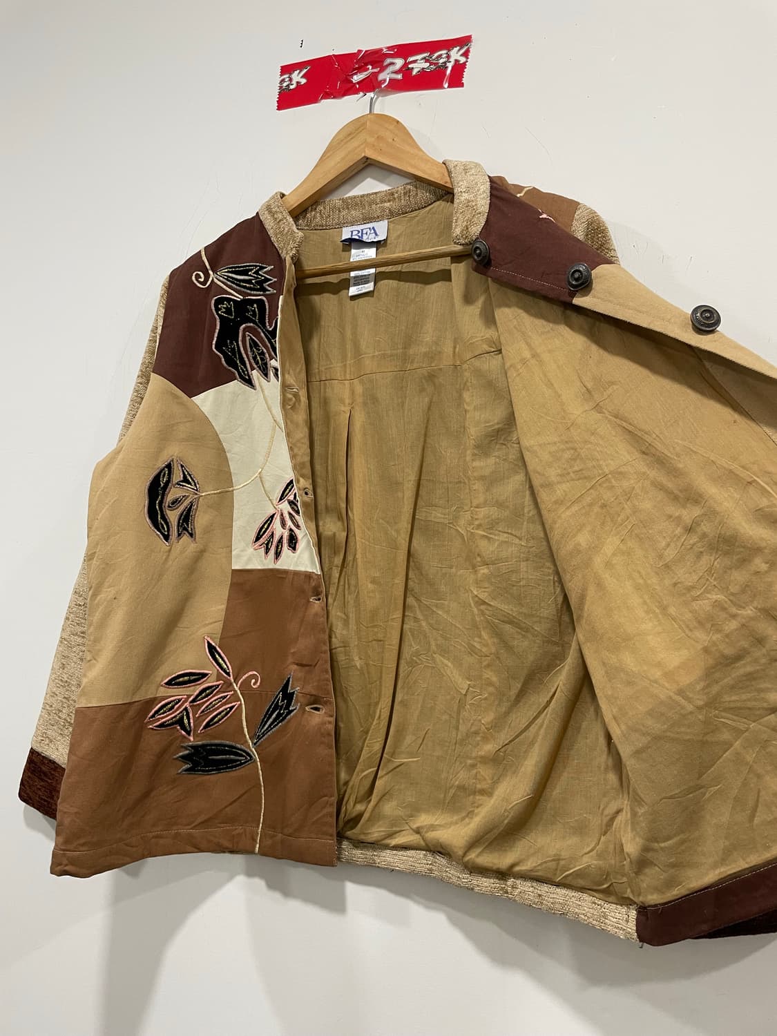 (빈티지)BFA classics 우먼즈 패치워크 자켓 상품이미지6